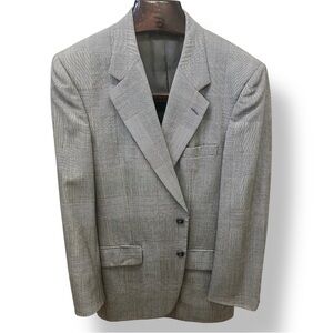 Burberry Classic Gray Check Blazer